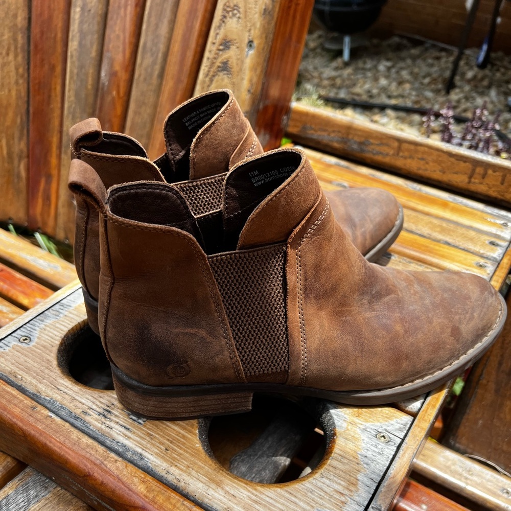 Born brand Brenta boots, full grain leather